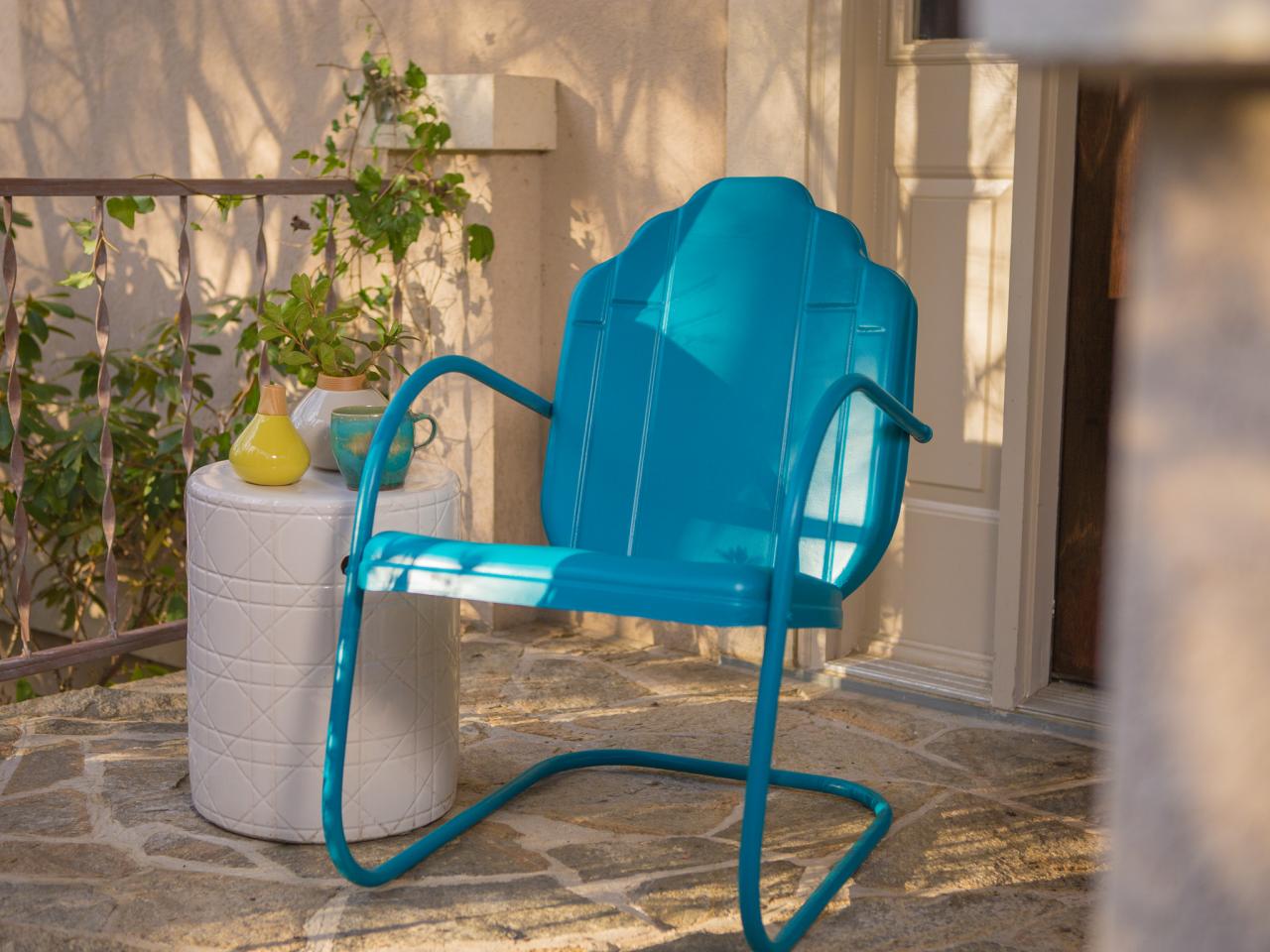 outdoor furniture paint metal