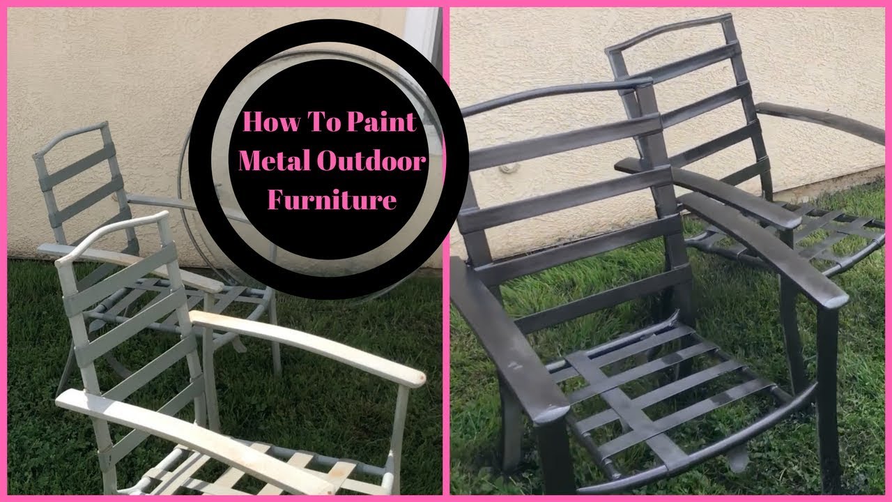 outdoor furniture paint metal