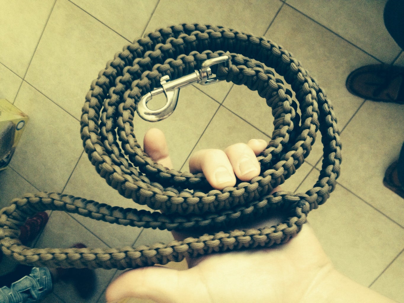 paracord dog leash