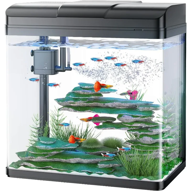 how to clean a fish tank without removing the fish