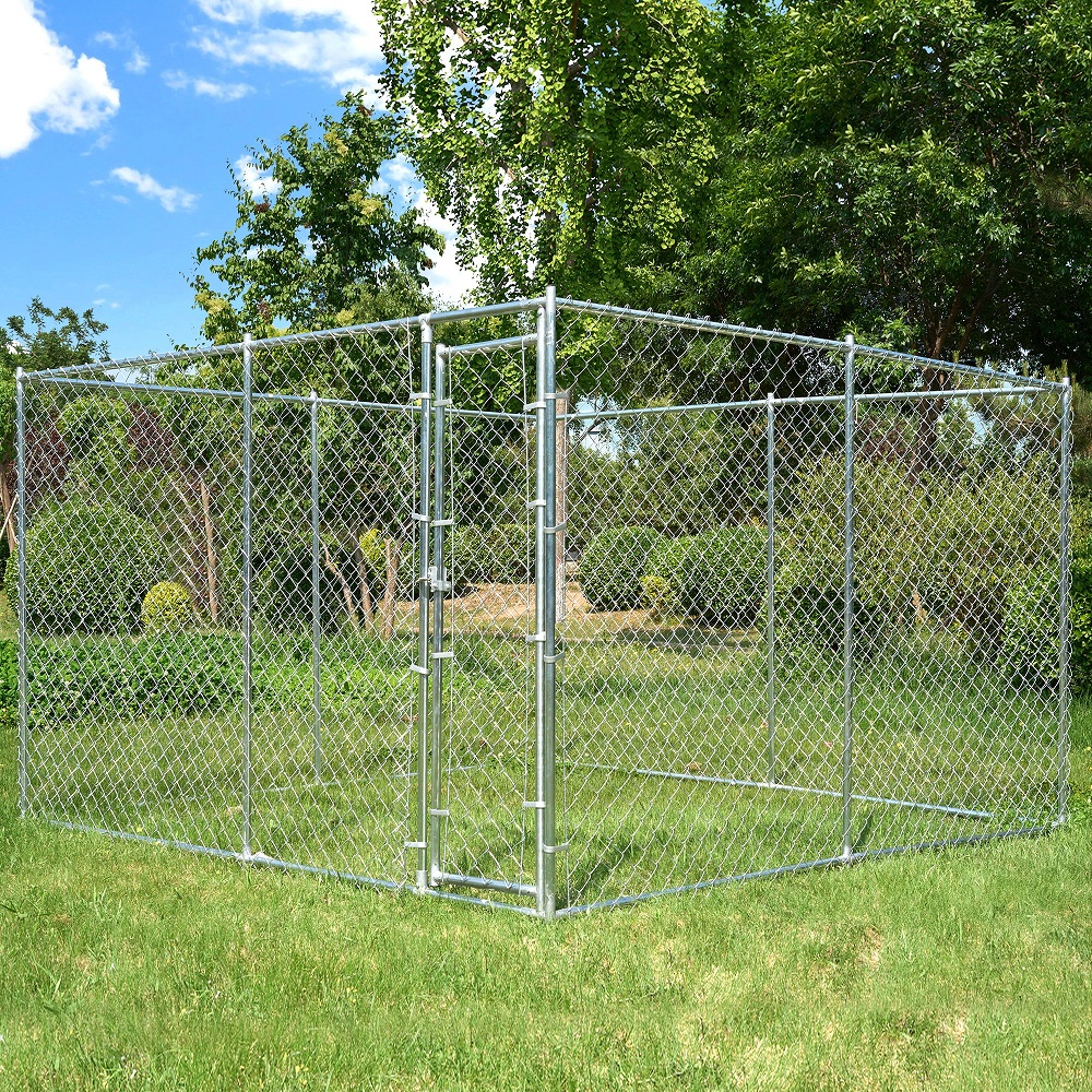 chain link dog kennel