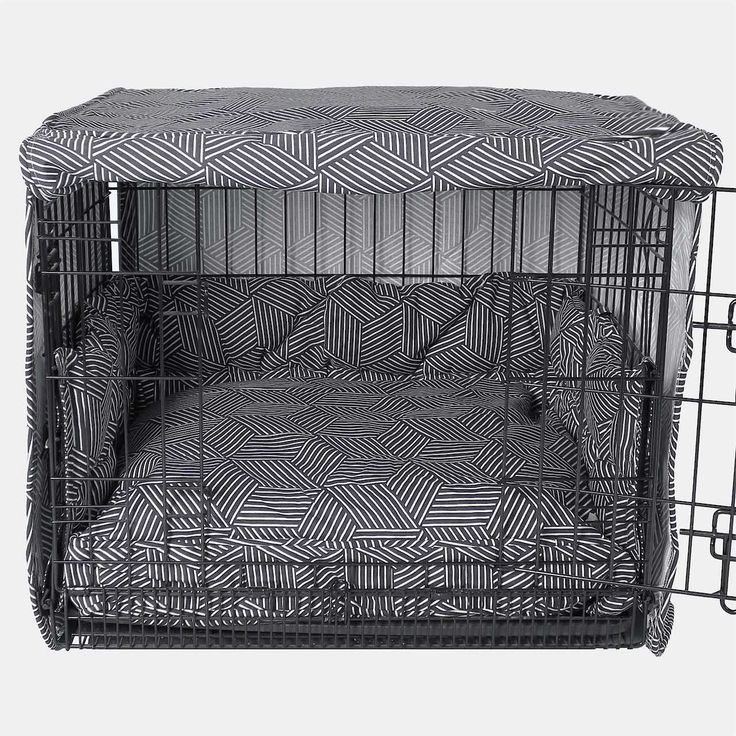 Cotton Bumper for Dog Crates