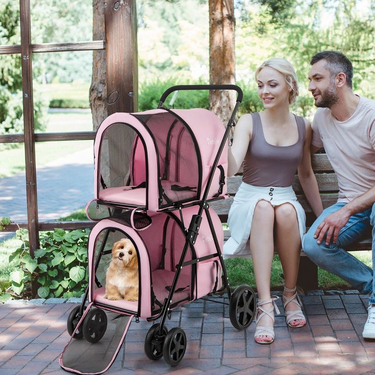 double pet stroller