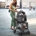 double pet stroller