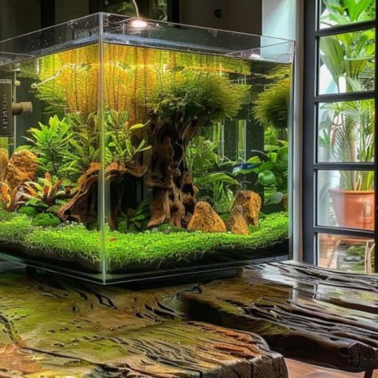 why is my fish tank green