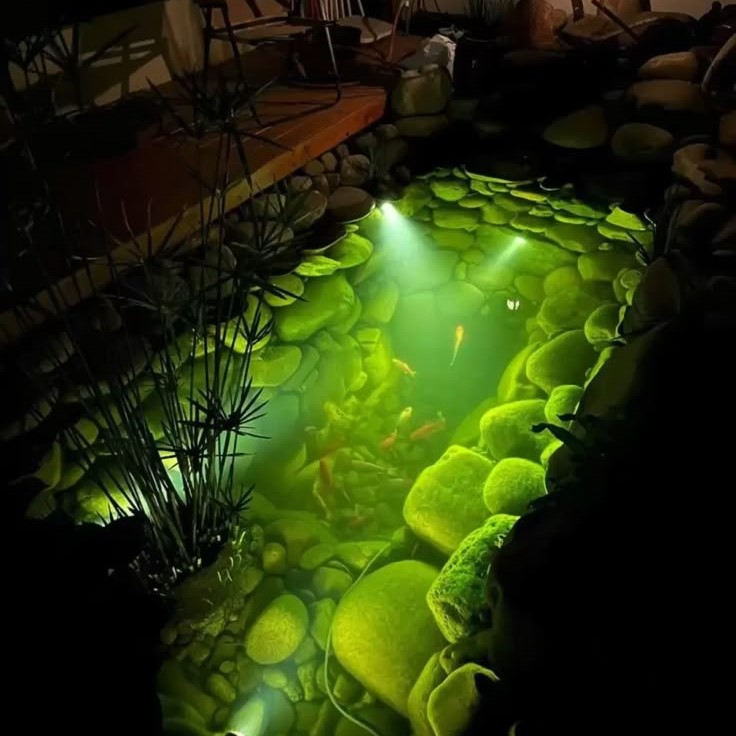why is my fish tank green