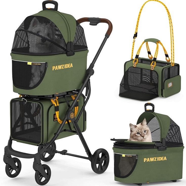 double pet stroller