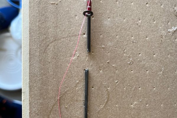 a broken fishing rod